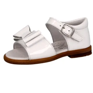 ANDANINES - Patent Leather Sandal - White