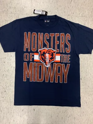 Chicago Bears Monsters Of The Midway Adult NFL Team Apparel Blue Shirt