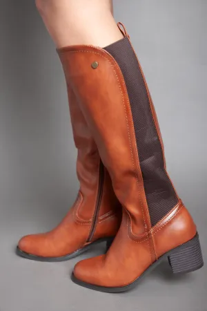 Cowboy Knee Boot - Camel