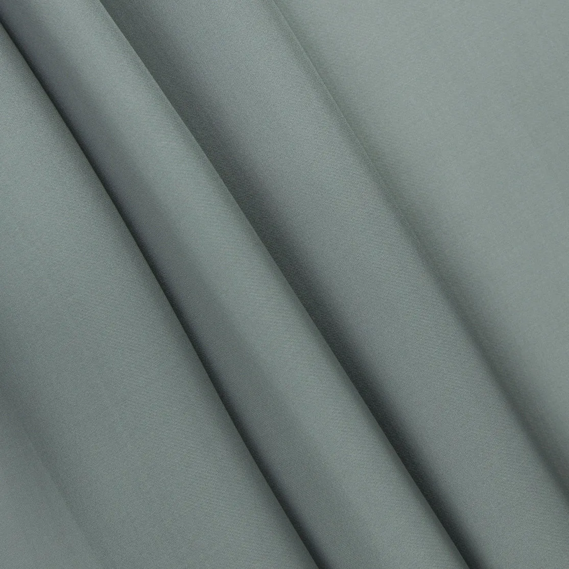 Heather Gray Silk Gazar Fabric