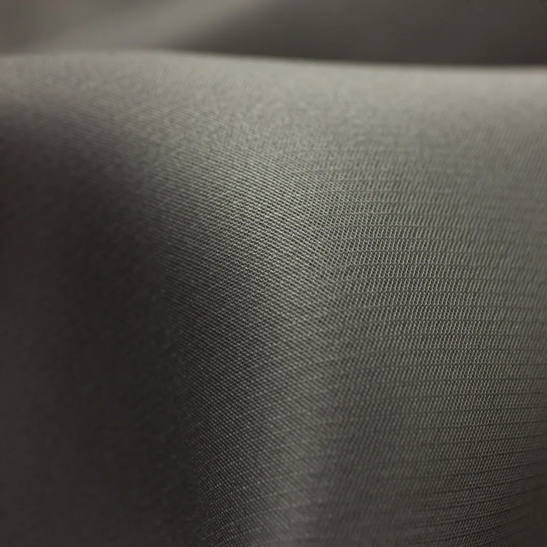 Heather Gray Silk Gazar Fabric